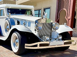 &ldquo;Gatsby,&rdquo; our white 1929 Rolls-Royce Phantom replica