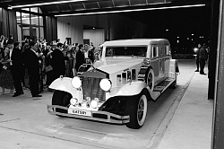 “Gatsby,” our white 1929 Rolls-Royce Phantom replica