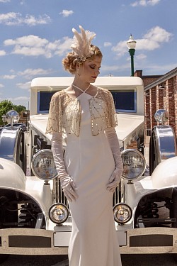 “Gatsby,” our white 1929 Rolls-Royce Phantom replica