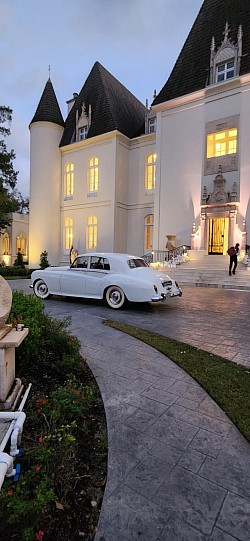 “Princess,” our white 1963 hardtop Rolls-Royce Silver Cloud III