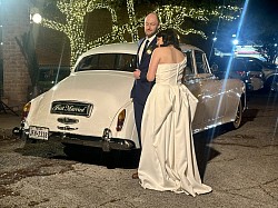 “Princess,” our white 1963 hardtop Rolls-Royce Silver Cloud III
