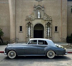 “Bentley,” our two-tone silver-platinum 1959 Bentley S2